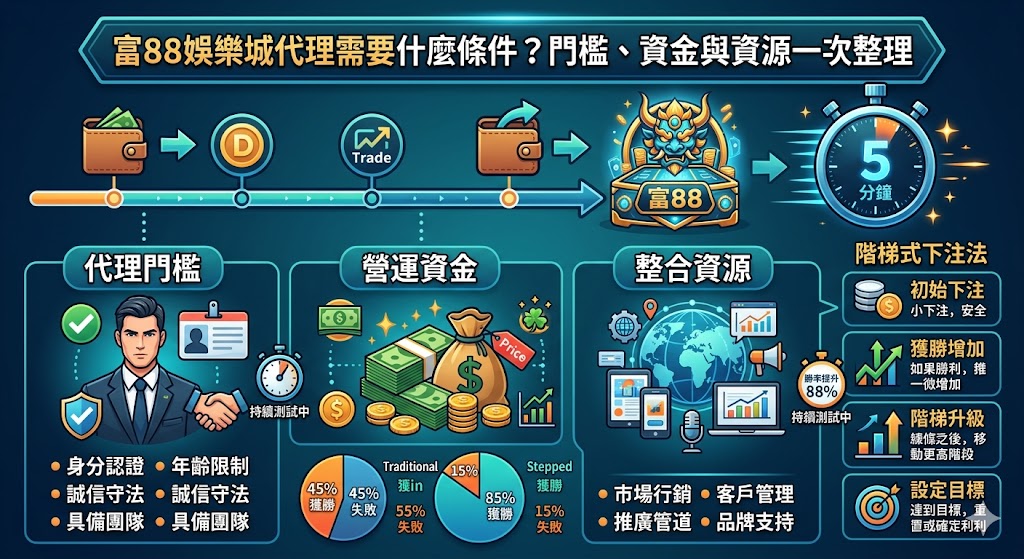 富88娛樂城代理需要什麼條件?門檻、資金與資源一次整理